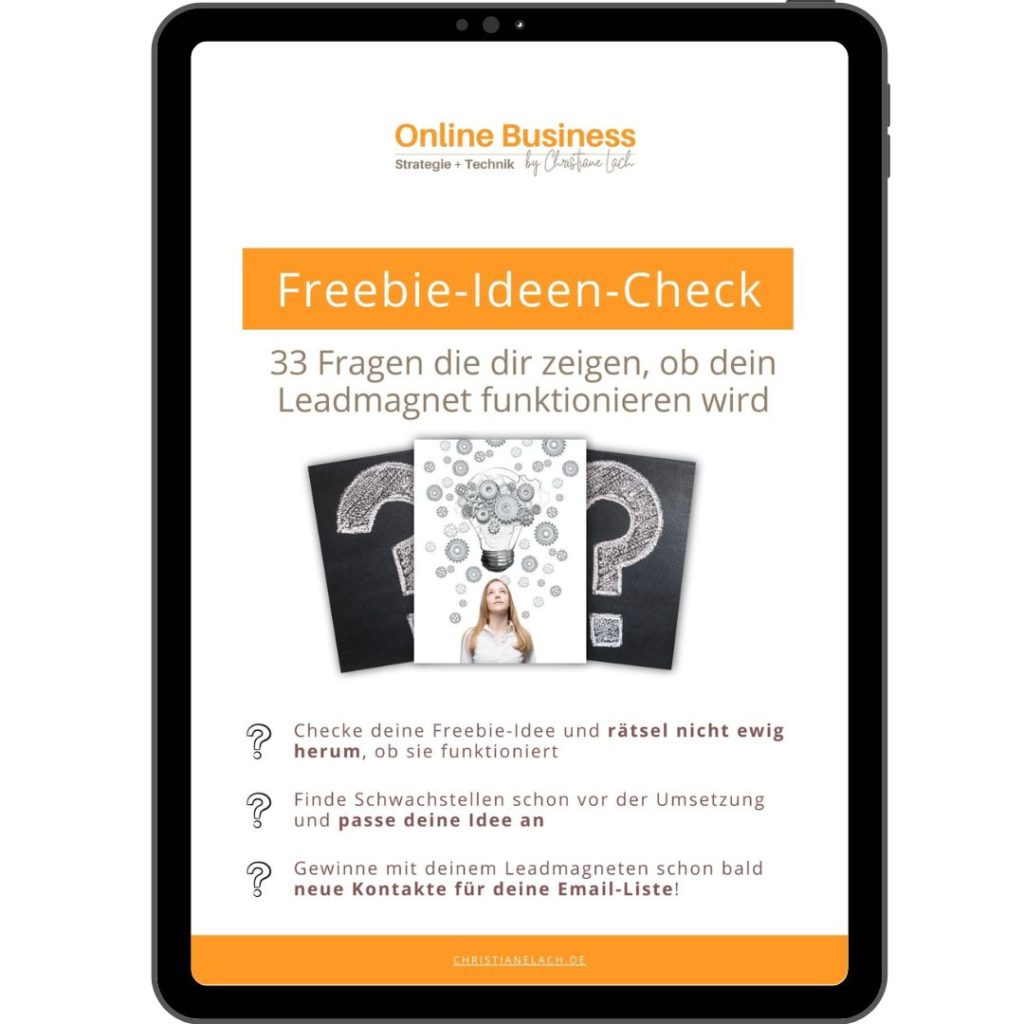 Freebie-Ideen-Check