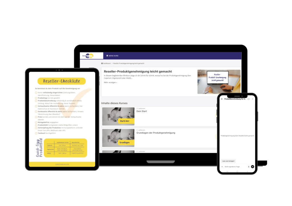 Reseller Genehmigung Checkliste